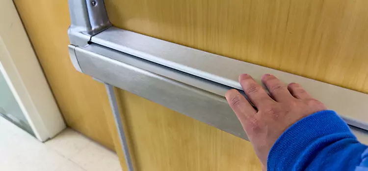 Installing a Push Bar on a Door Drexel Hill